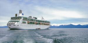 Royal Caribbean cruise ship at sea